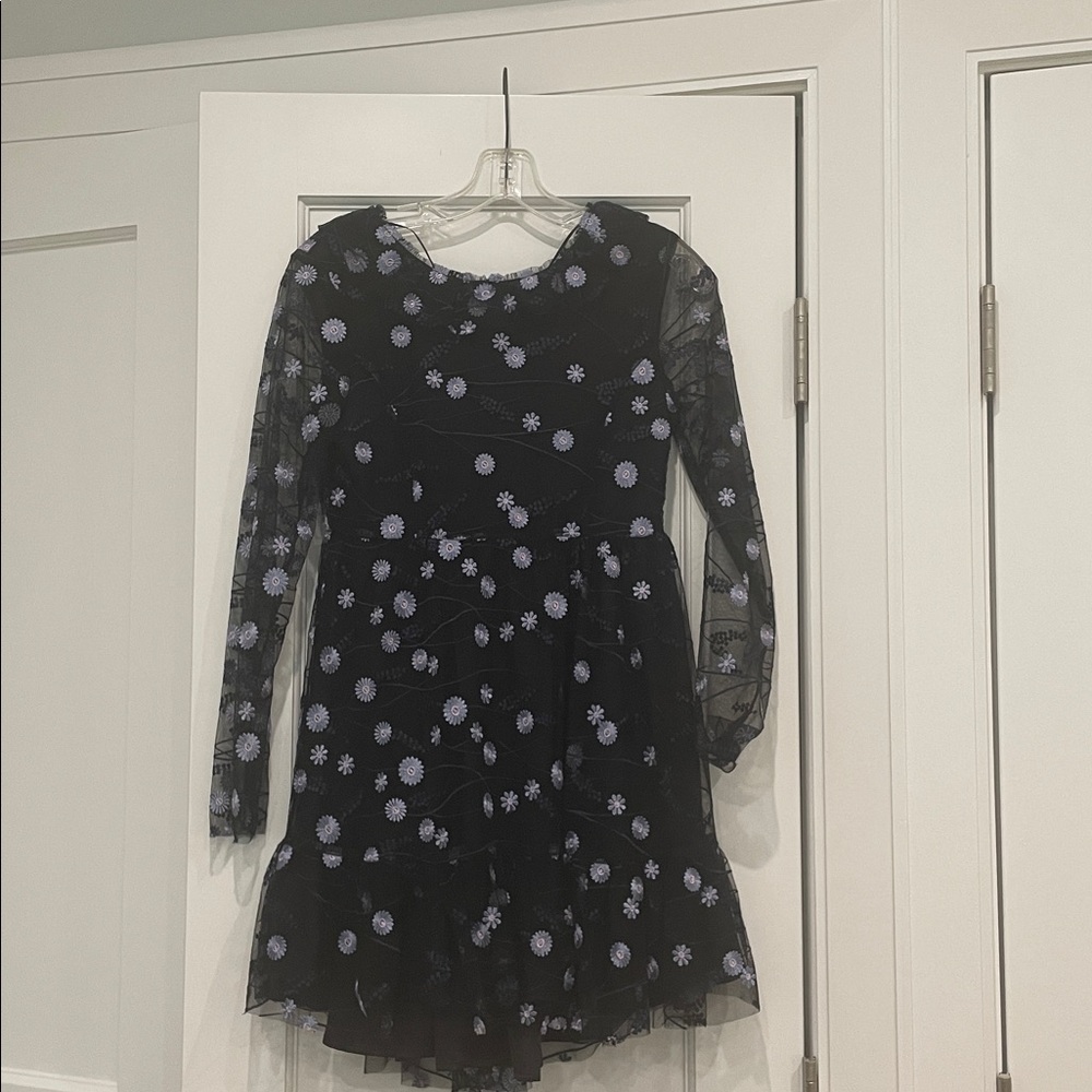 Bardot Black and Purple Kids Dress